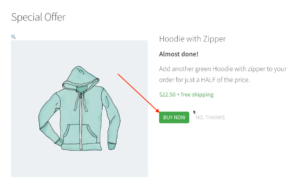 WooCommerce one click upsell